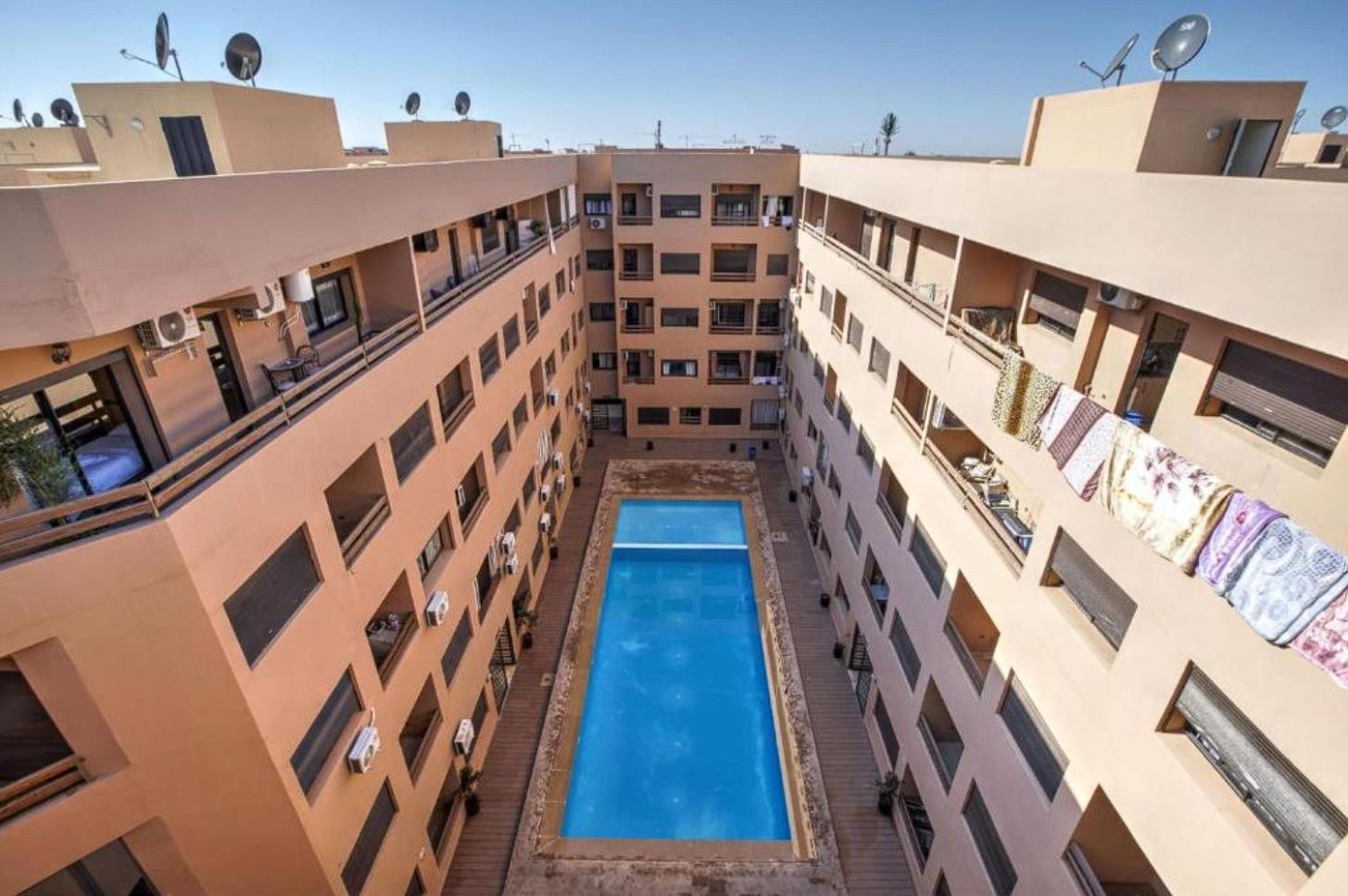 Appartement Gueliz Centre Marrakesh Exteriör bild